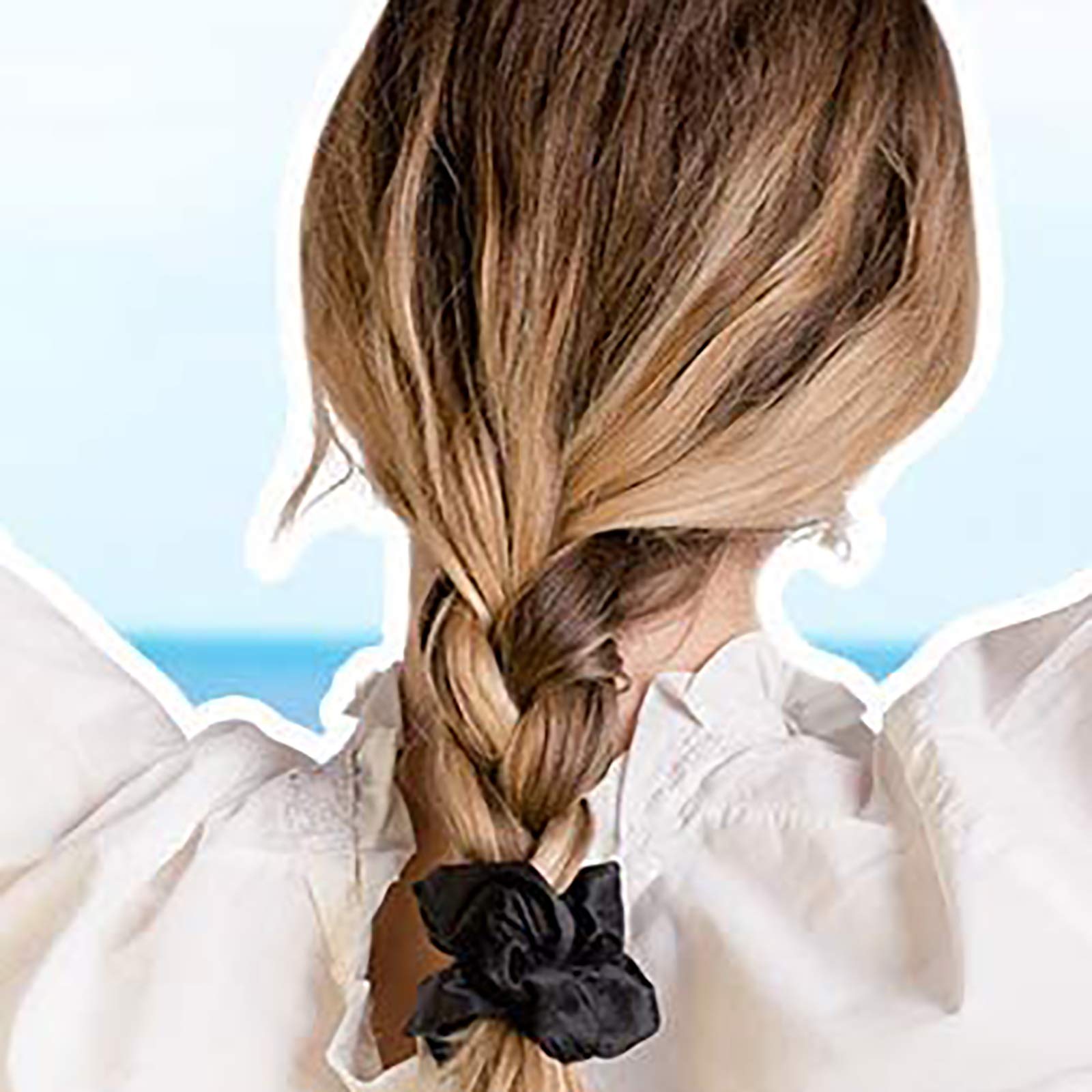 ACiyD 1 Stück Reine Seide Scrunchy Regular Scrunchies für Haare Frauen Soft Care Scrunchy Haarschmuck für Frauen