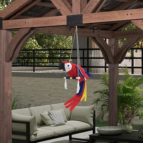 Miniatura 3 de Fun Express - "Loro de tela (17") - Decoración de fiesta - Decoración colgante - Decoración colgante Miscelánea - Suministros para la escuela