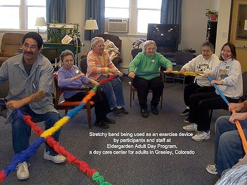 Miniatura 3 de Bear Paw Creek Banda elástica, accesorio de movimiento creativo para actividades de grupo, directamente del fabricante de Estados Unidos (XL)