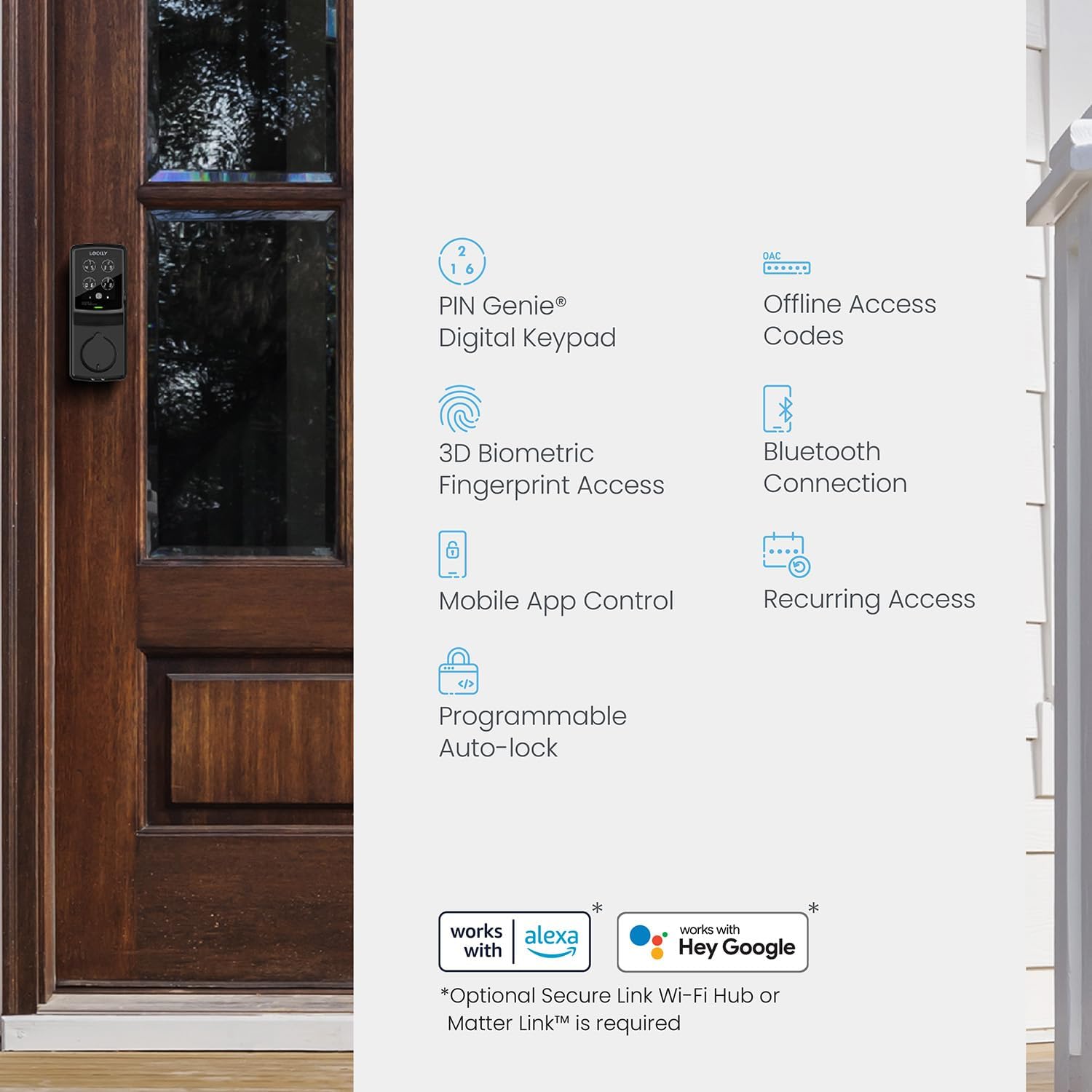 Image showing the battery compartment for 4 AA batteries and the 9V emergency power terminal.