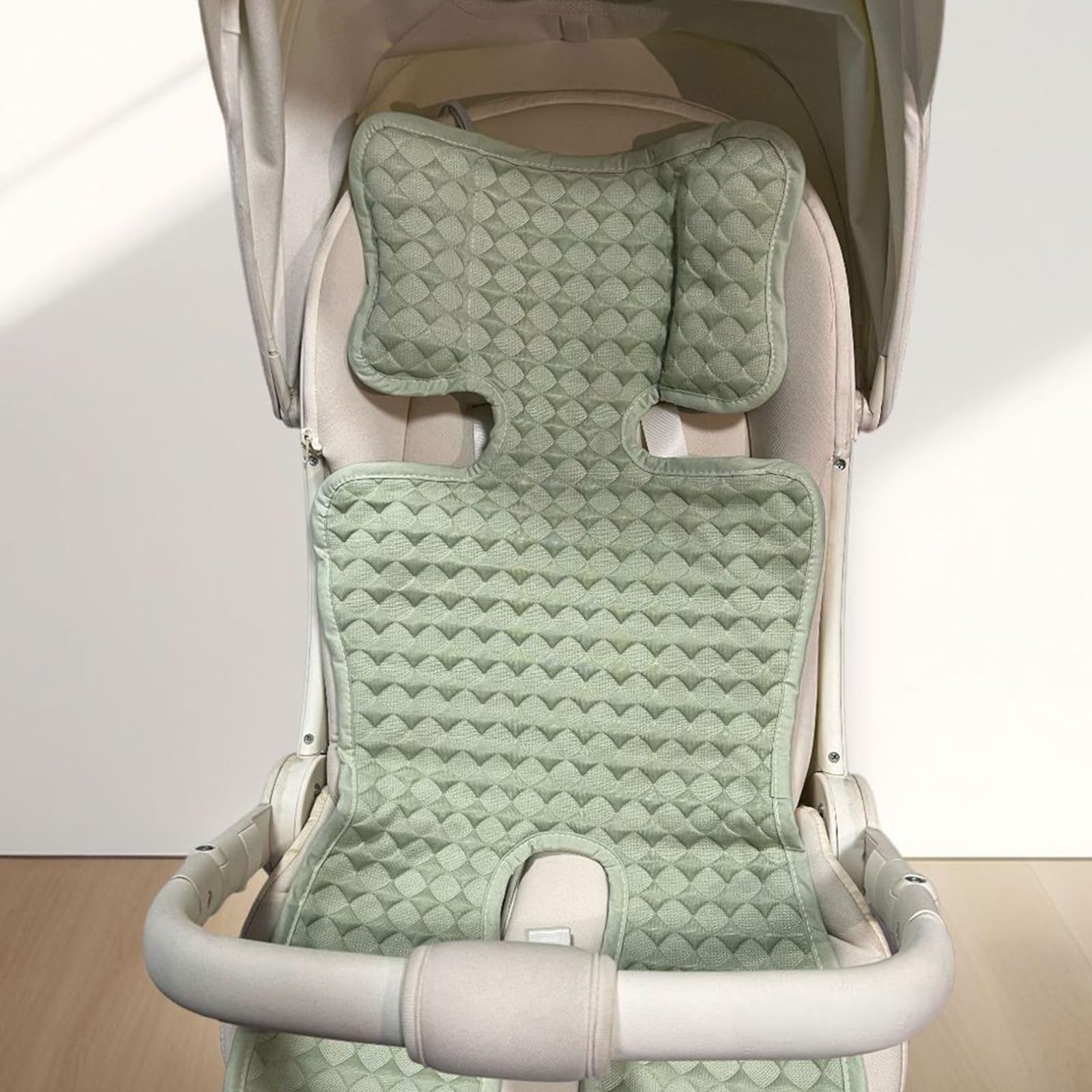 Atmungsaktive Sommer Sitzeinlage – Komfort Auflage für Babyschale & Reboarder, passend für Maxi-Cosi, Cybex, Reduziert Schwitzen, Schont Sitzbezug, Luftdurchlässiger Autositz-Schutz für Kinder