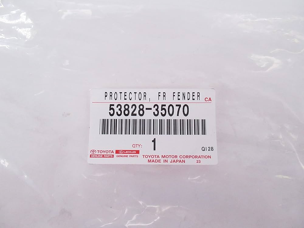 TOYOTA 53828-35070 Fender Protector: Buy Online at Best