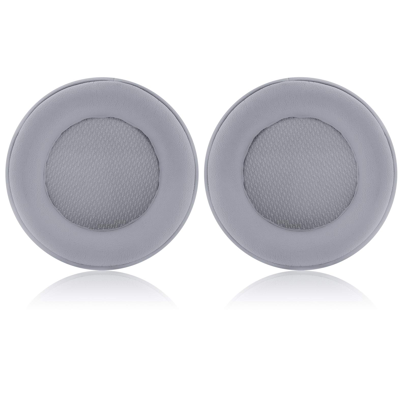 JecobbReplacement Ear Pads Cushion Cover with Protein Leather & Memory Foam for Corsair Virtuoso RGB Wireless SE Gaming headset ONLY – Round (Grey)