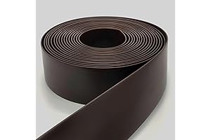 Dark Brown 2" Wide 20' Length Chair Vinyl Strap for Patio