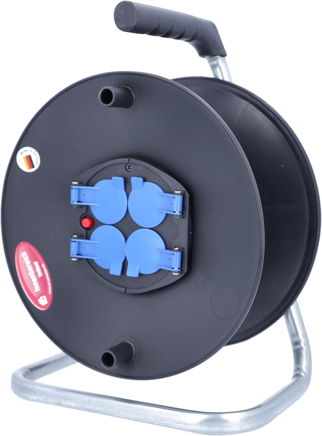 AS – Schwabe 10208 Safety Empty Cable Drum 285 mm Diameter, Empty for approx. 50 m Cable/IP20 Interior