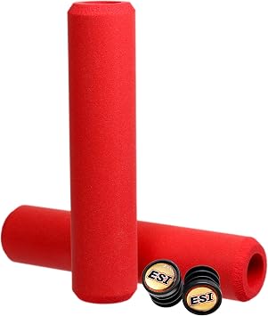 ESI Grips Chunky - Silicone MTB Grips - Ultimate Comfort and Control for Mountain Bikers and E-Bike Riders, Durable Bicycle Handlebar Grips for a Smooth Ride
