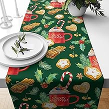 HOME PRINT w10 Christmas table runner will be a great addition to your home
