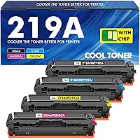 219A 219X MFP 3302FDW Toner Con Chip: 4-Pack Compatibili per HP 219A 219X per Color