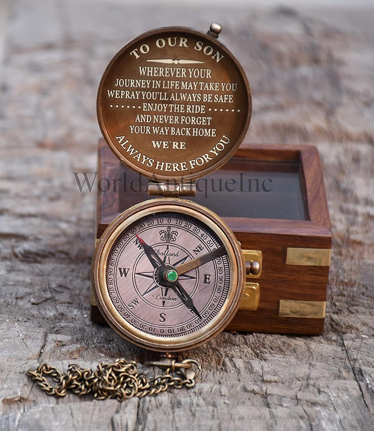 Compass/Gift for Son/Army/Navy/USN/Airforce/Retirement Gift, Marine Corps Gift, Baptism Gift Compass