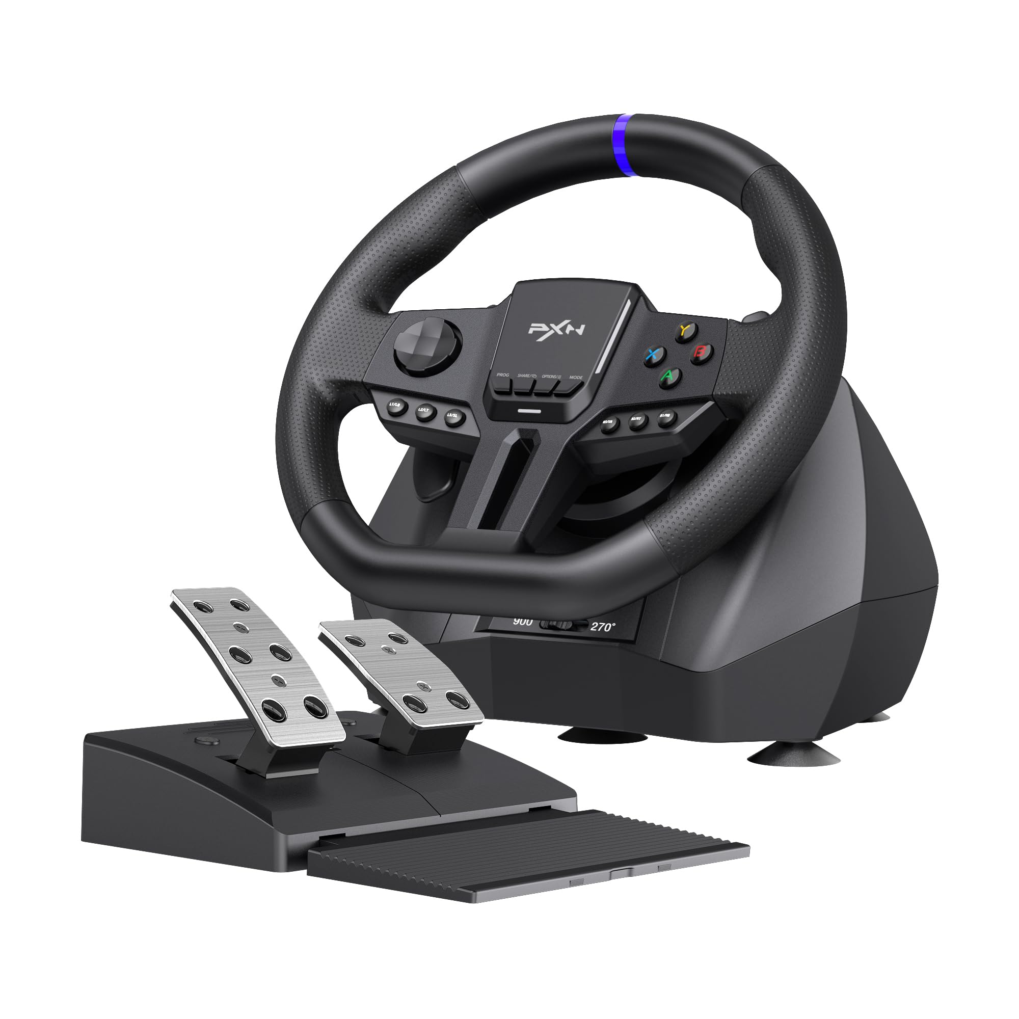 PXN Racing Wheel, V900 Gen 2 PC Steering Wheel with Pedals