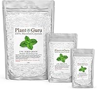 Vista 7 de Cristales de mentol, 1 libra, 100 % menta arvensis pura y natural, UPS de grado alimenticio