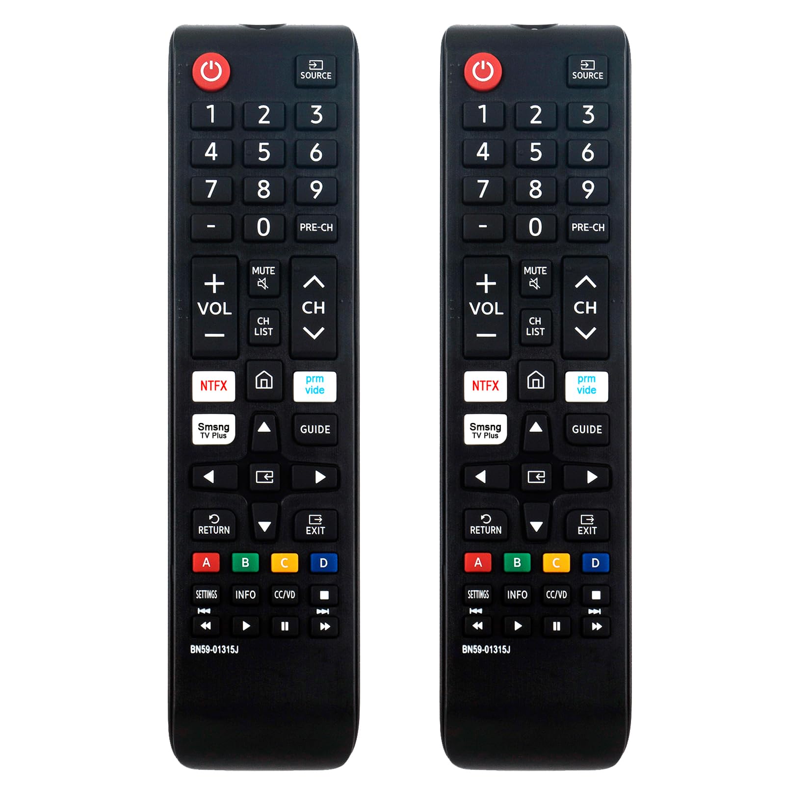 Photo 1 of ?Pack of 2? Replacement Remote Control fit for Samsung TV UN55TU690TFXZA UN58TU690TFXZA UN43TU690TFXZA UN60TU690TFXZA UN65TU690TFXZA UN70TU690TFXZA UN43TU690TF UN85TU690TFXZA UN50TU690TFXZA