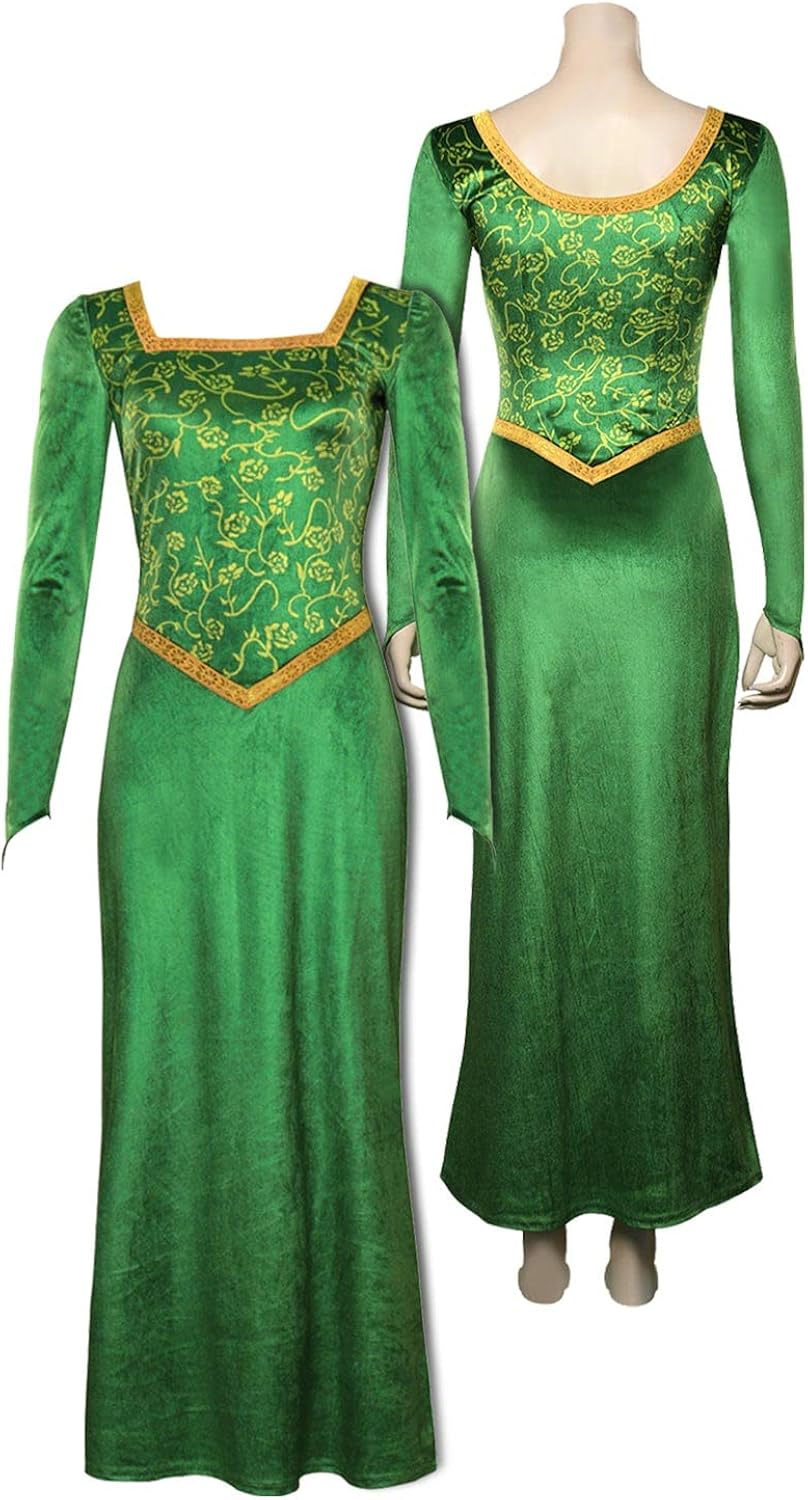 Desfraz de Princesa Fiona Mujer Vestido de Cosplay Argentina Ubuy