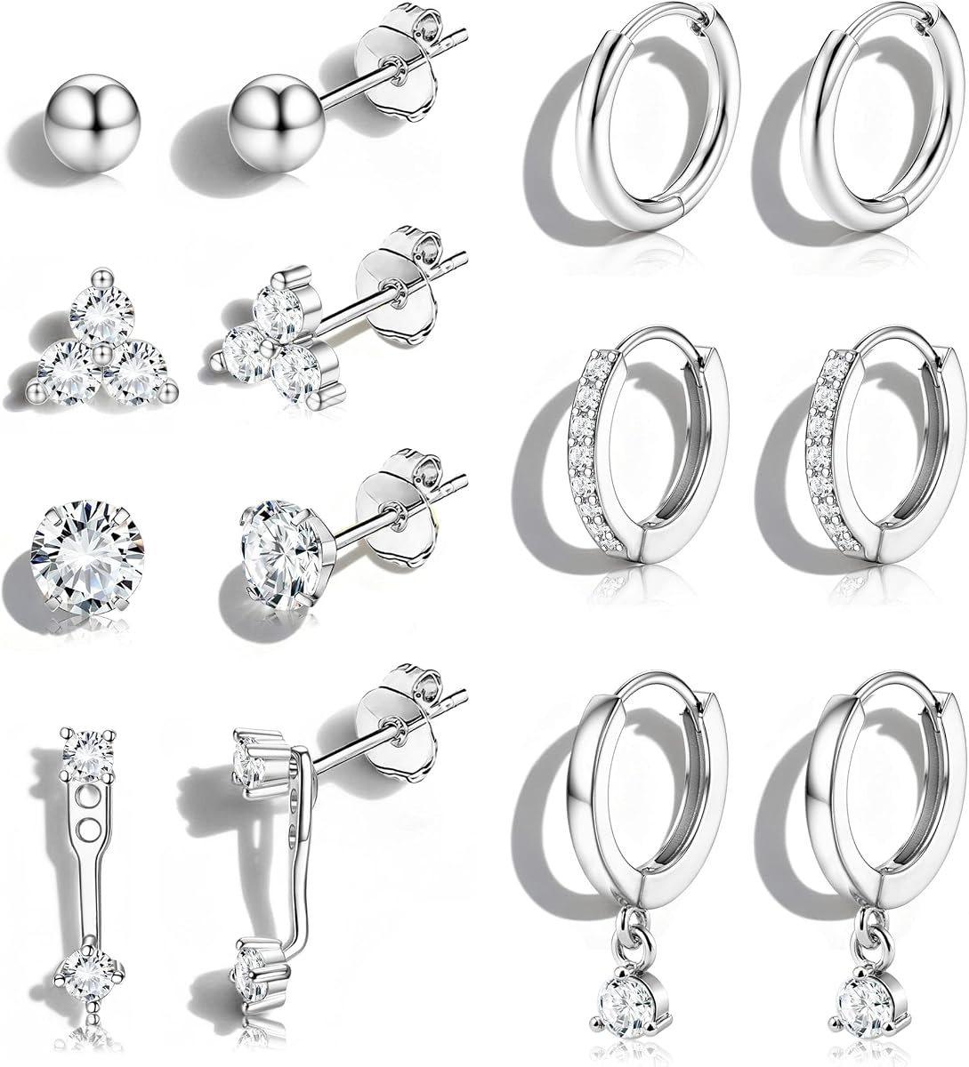 Hypoallergenic Earring Stacks for Women Stainless Steel Earrings