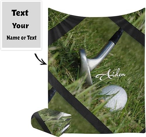 Miniatura 2 de Mantas deportivas personalizadas con nombre, manta de forro polar personalizada para sofá, cama, regalos de boda, 50 x 60 pulgadas