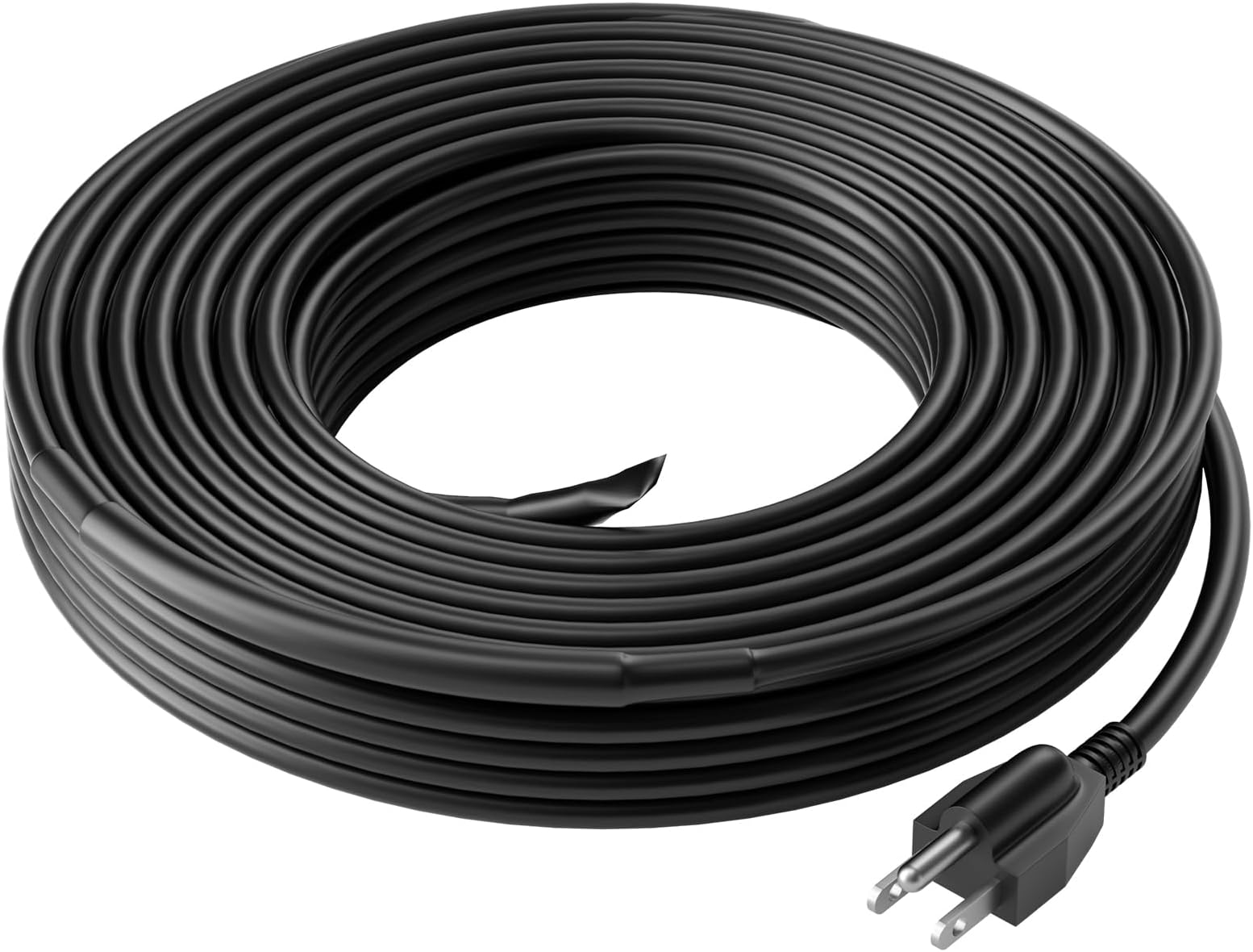 VEVOR Self-Regulating Pipe Heating Cable, 30FT 5W/FT Heat Tape for Pipes, Roof Snow Melting De-icing, Gutter and Pipe Freeze Protection