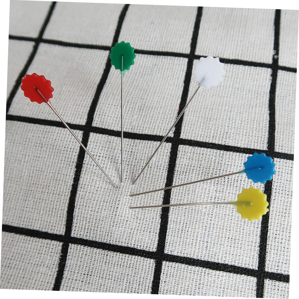 50pcs DIY Sewing Kit Flat Head Straight Pins Safety Pins Bulk Sewing Materials for Clothing Accessories Quilting Quilting Supplies