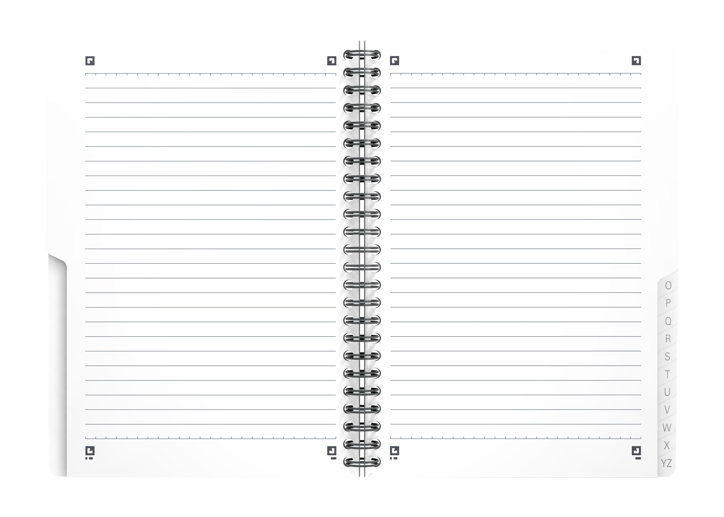 Oxford Répertoire - Lote de 10 libretas de espiral con tapa de polipropileno (14,8 x 21 cm, 180 páginas, pautada, 7 mm)