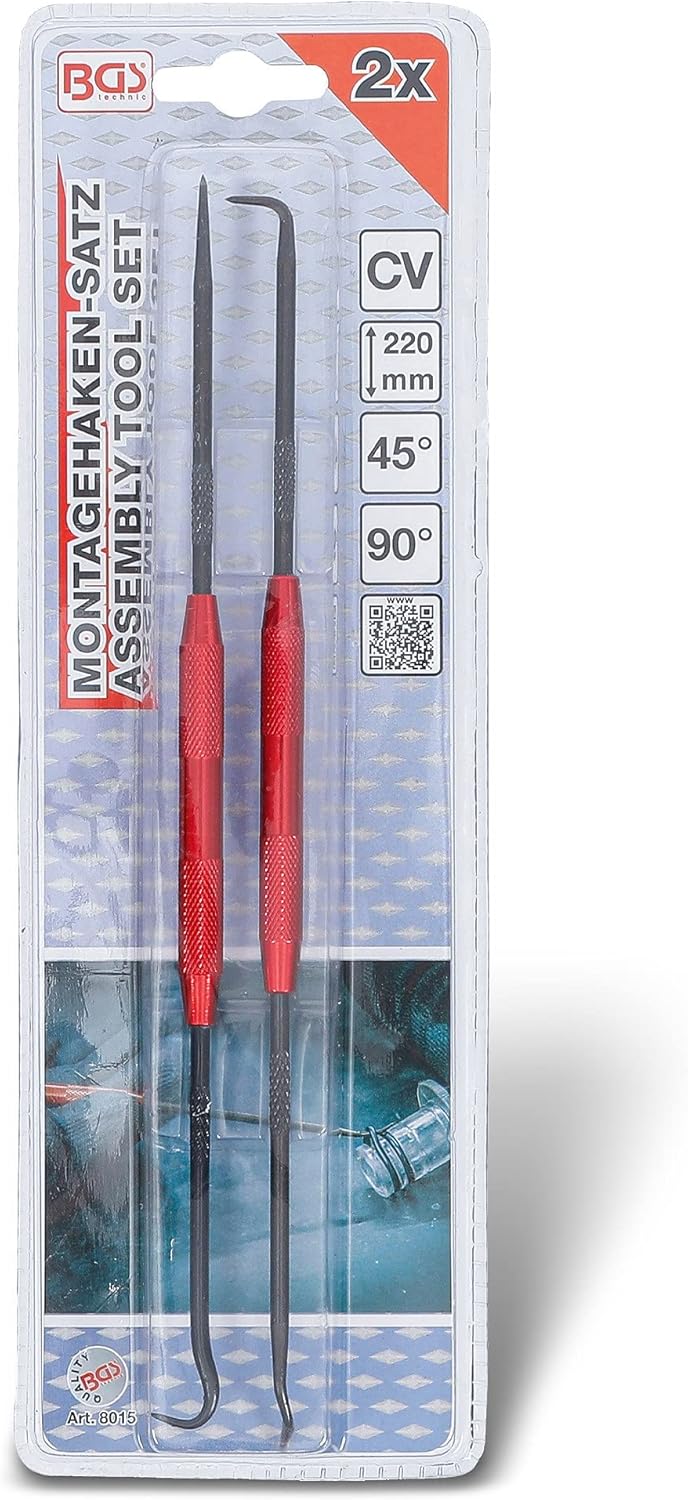 BGS 8015 Mounting Hook Set 2-Piece 220 mm