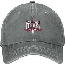Troy University Vintage Breathable Baseball Cap with Sweat-Wicking and Adjustable Fit.