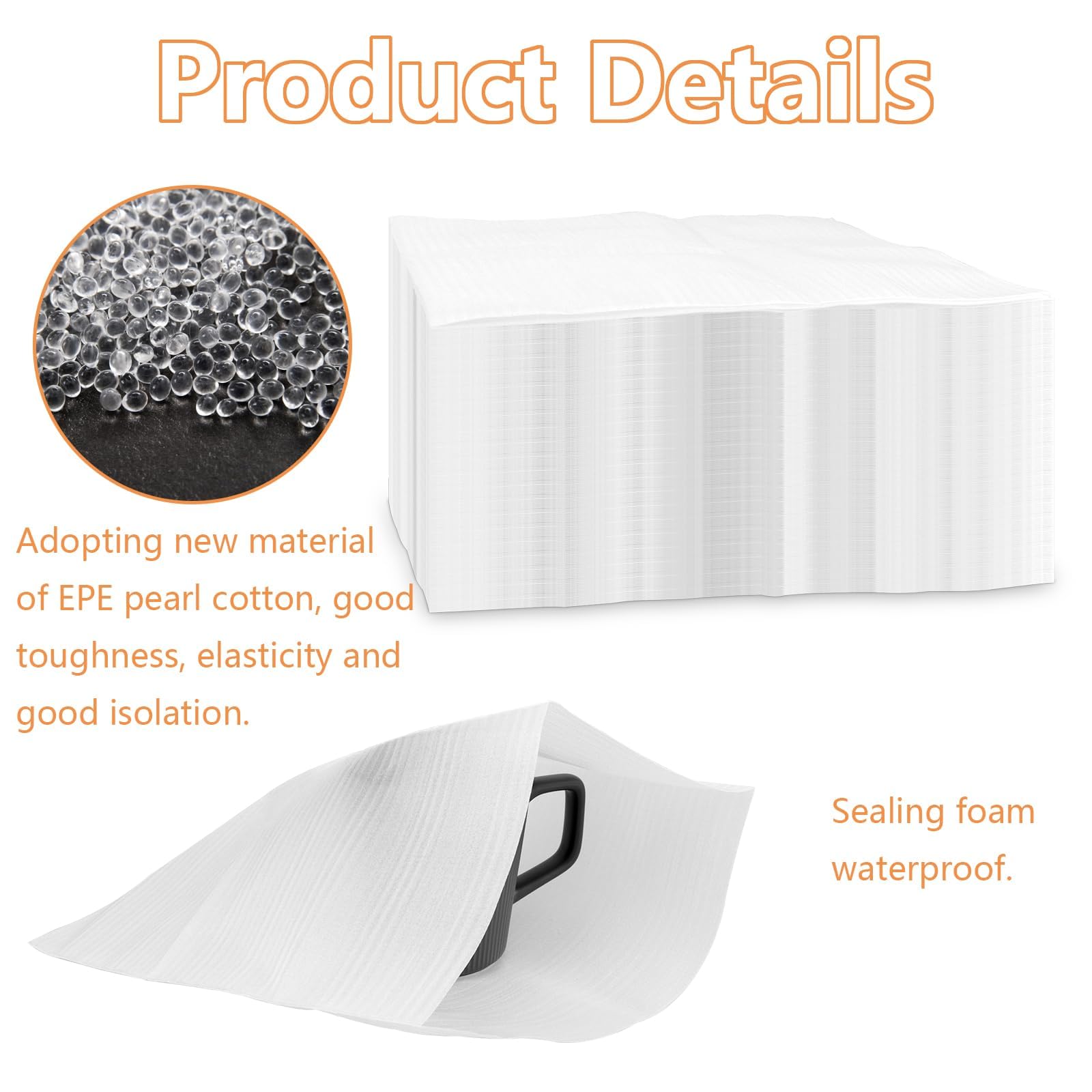 AKOLAFE 100 pezzi materiale da imballaggio 40 x 30 cm in pluriball resistente agli urti, materiale di imballaggio in gommapiuma, protezione dall'umidità, sacchetti per trasloco