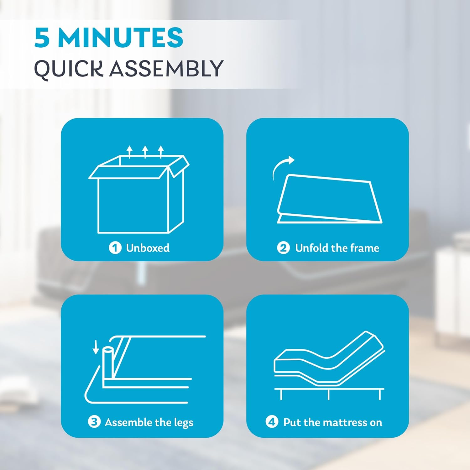 Dyonery Split King Adjustable Bed Frame with 14 inch Cooling Copper Memory Foam Mattress, Wireless Remote & Head and Foot Incline, CertiPUR-US Certified & Fiberglass Free, Zero Gravity, 80" × 76"