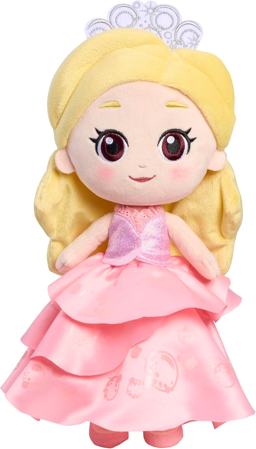 Just Play Wicked Universal 14-Inch Glinda Plush Doll - Soft Collectible Toy for Fans, Kids Ages 3+, Easter Baskets & Gifts