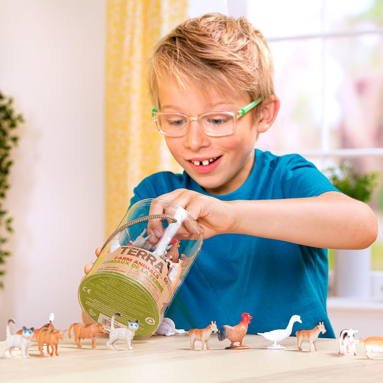 Les Meilleurs Animaux de la Ferme : 60 Mini Figurines Réalistes pour Amuser vos Petits!