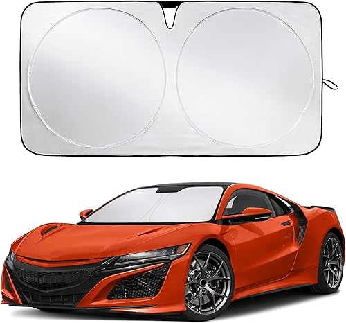 Miniatura 283 de EcoNour Parasol para parabrisas Rivian R1S / R1T 2022-2024 2025 2026, visera solar para parabrisas delantero y ventana, bloqueador de calor UV