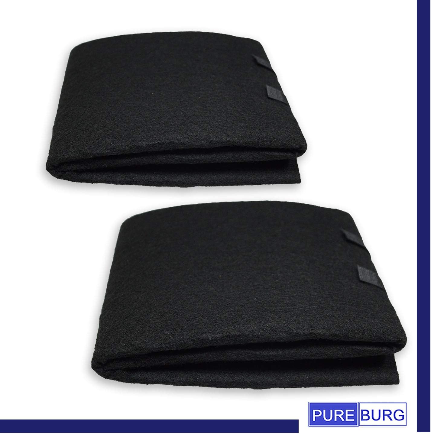 PUREBURG 2-PACK Cut-to-Fit Carbon Pad 16 x 48 inches for Air Filters Charcoal Sheet fits Air Purifiers Range Hoods Furnace Filters removes Odor VOC Parts Accessories Replacement Replenishment and more - Image 3