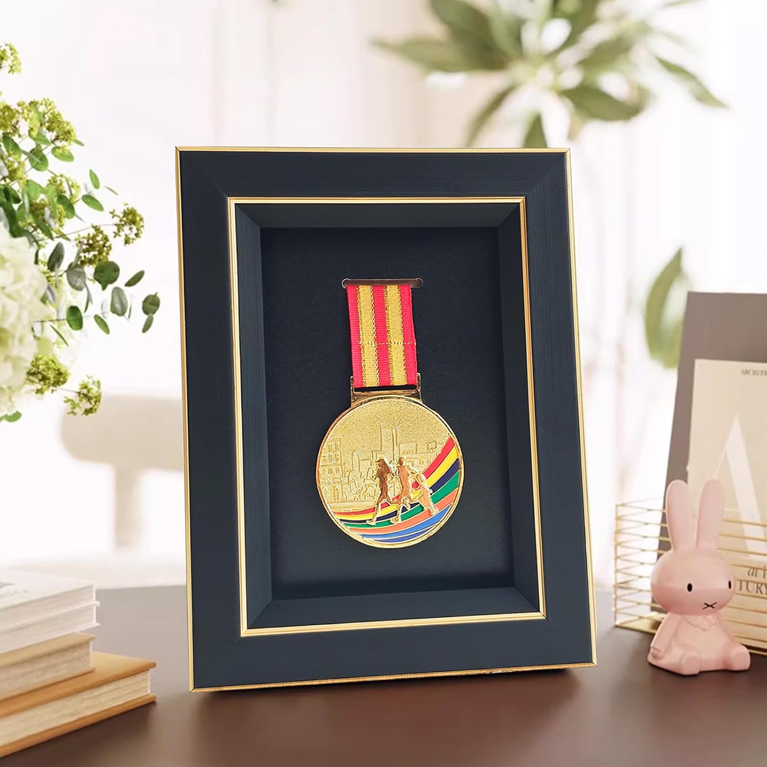 3D Medal Display Case - Multi-Sport Medal Holder & Wall-Mountable Frame | Perfect for Marathon, Triathlon, Football, Gymnastics Medals | Organize and Showcase All Sports Awards and Achievements (A1)