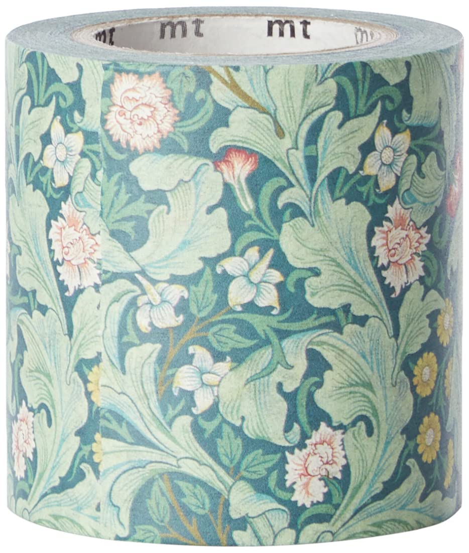 MT"William Morris Leicester Washi Masking Tape,Transparent,50mm x 10m