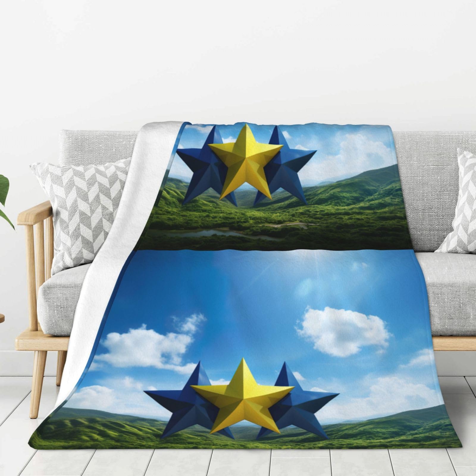 Couverture flanelle chaude Venezuela super douce pour canapé et lit douillet
