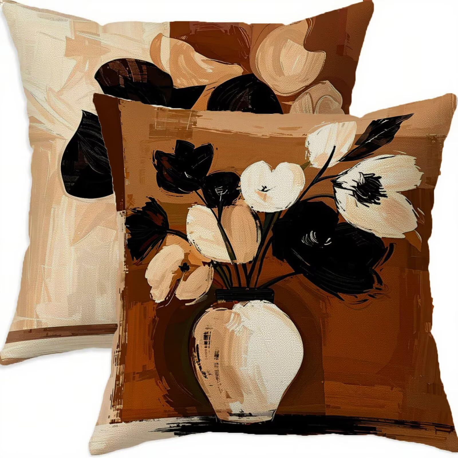 Housse de coussin 80x80 imperméable avec fermeture éclair invisible