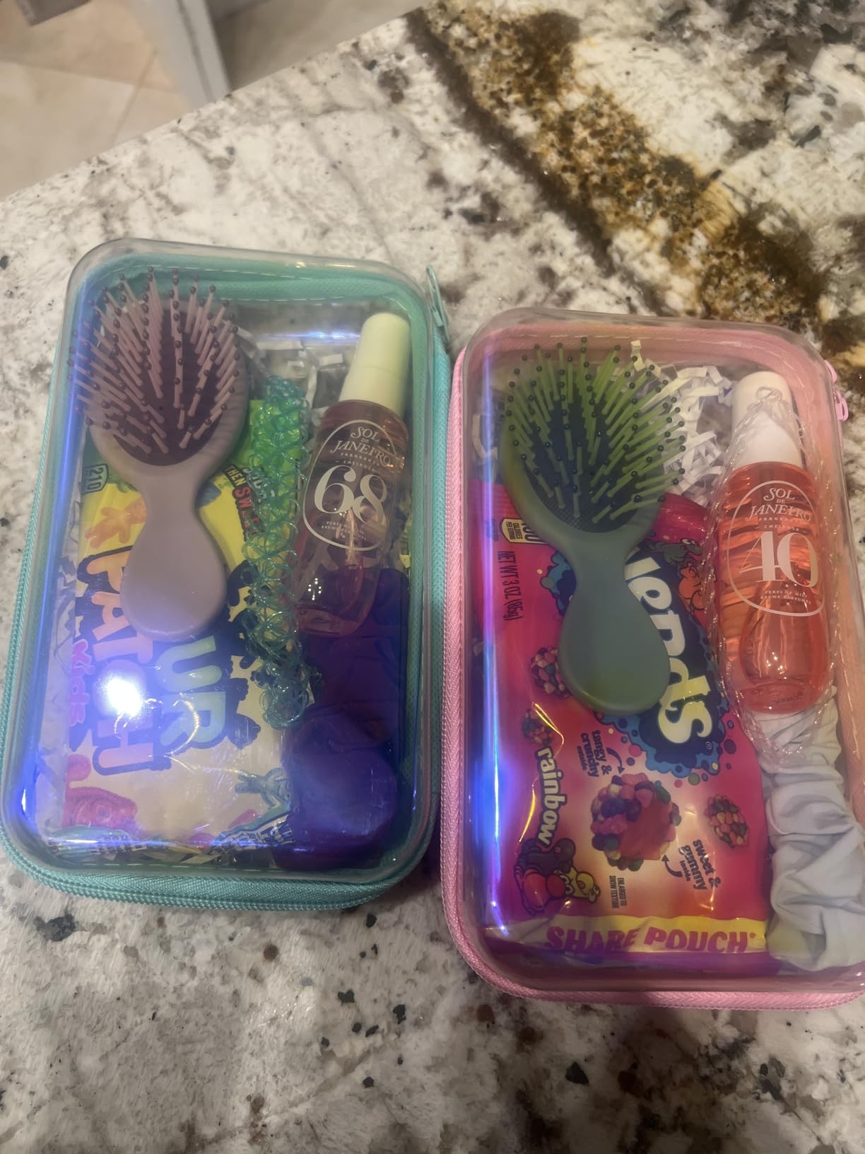 AESPAKO 12 Pack Mini Hair Brush Bulk, Wet Hair Brush for Travel, Mini Brush for Most Hair Types, Travel Brushes, Bridesmaid Gifts