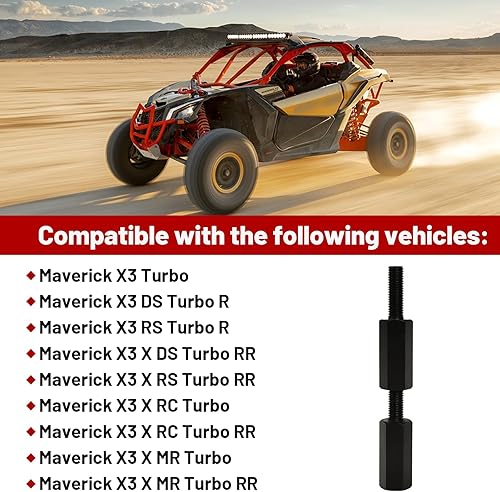Miniatura 6 de Can-Am Maverick X3 Soporte elevador de asiento, kits de elevación de asiento de 1.5 pulgadas para todos los años (2017-2023), espaciadores de