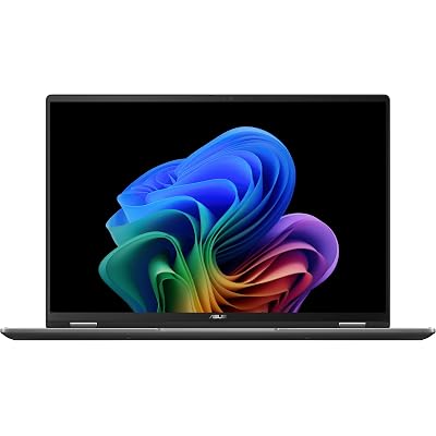 ASUS Vivobook 16 Flip Laptop, Copilot+ PC, 16” OLED 3K 120Hz Touch Display, Intel® Core™ Ultra 7 256V, Intel® Arc™ Graphics, 16GB Memory, 512GB SSD, Matte Gray, TP3607SA-DS74T