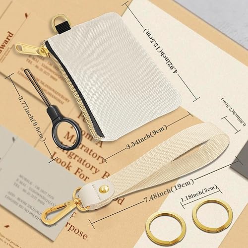 Miniatura 3 de BuitBoll Llavero de pulsera, cartera y cartera para muñeca, llavero para hombres y mujeres