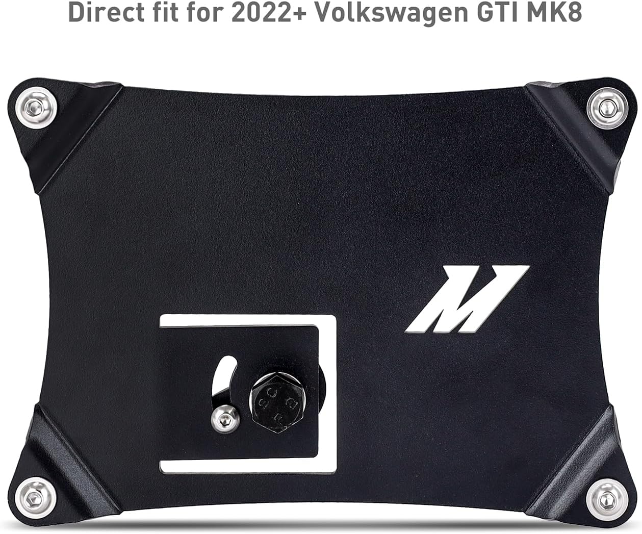 Mishimoto License Plate Relocation Kit, Compatible with Volkswagen GTI & MK8, 2022+