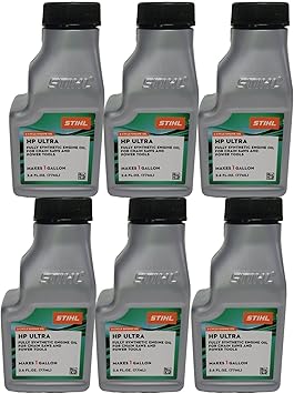 STIHL 0781 313 8002 2.6 Ounce High Performance Ultra 2 Cycle Engine Oil, 6 Pack