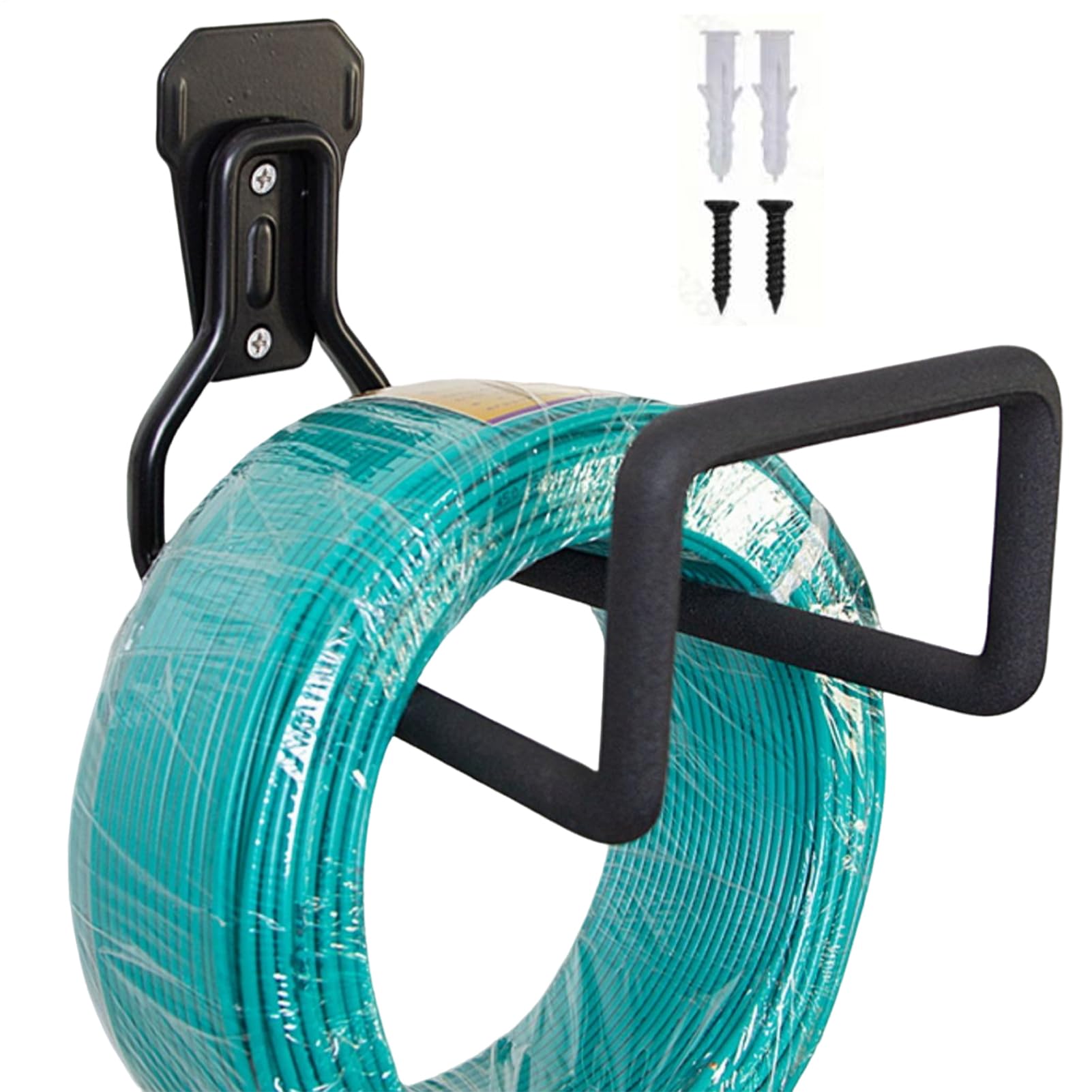 Metal Garden Hose Hook - Strong Outdoor Hose Hanger, Space Saving, Design Reliable Water Pipe Pipe Holder | Versatile Tree Hook for Sgarage Bathroom Storage, Organization Needs