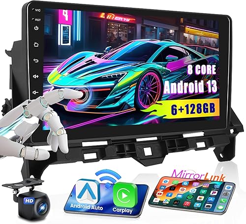 Vista 32 de 2+64 GB para Honda Accord 8th 2008 2009 2010 2011 2012 2013 Radio de coche Android pantalla táctil estéreo del coche con Apple Carplay Android Auto