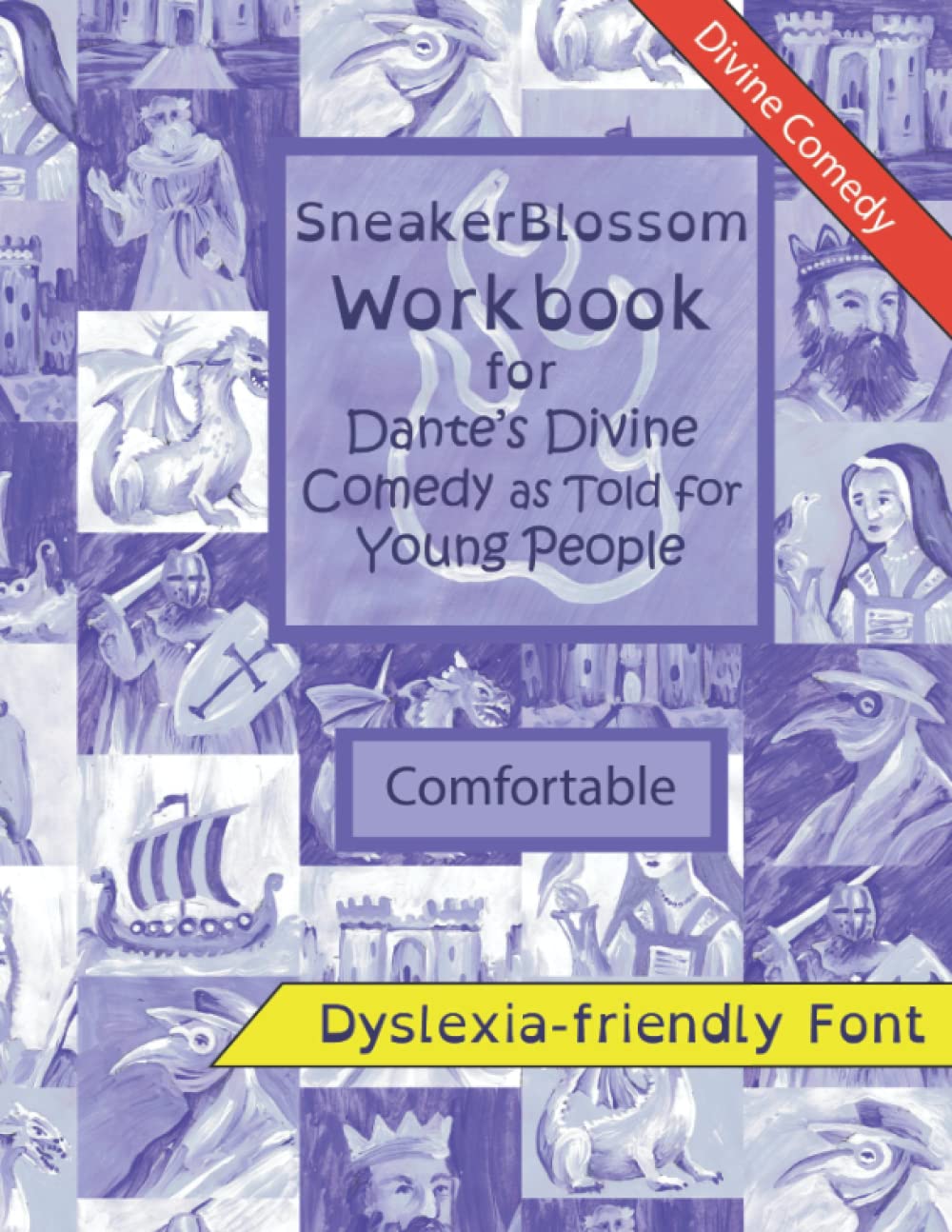 Workbook for Dante's Divine Comedy as Told for Young People - Comfortable Edition (SneakerBlossom Medieval History)