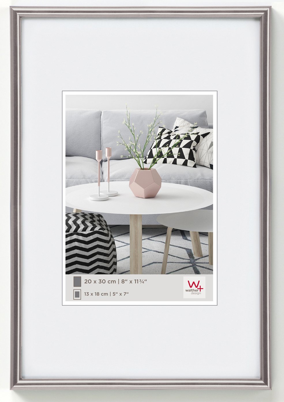 Walther Design KG520H Galeria Picture Frame, 6 x 8 inch (15 x 20 cm), Gold