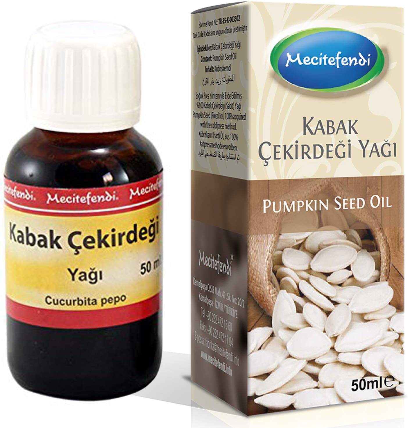 Mecitefendi Pumpkin seed oil (cucurbita pepo) 50ml