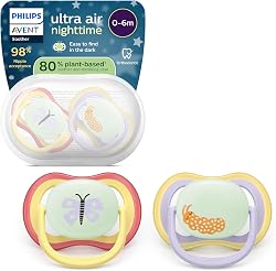 Philips Avent Ultra Air Nighttime Soothers - Orthodontic …