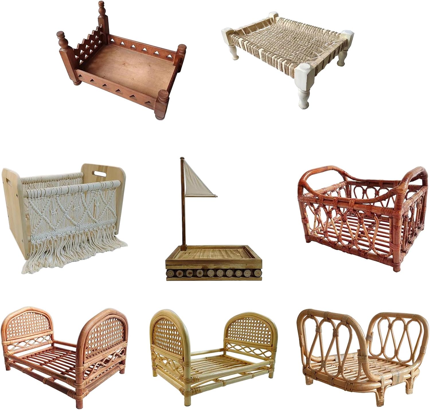 ベビー写真小道具 背景 ポージングチェア 写真ベッド 新生児 フォトスタジオ 背景 ポージングベッド 写真撮影小道具 家具