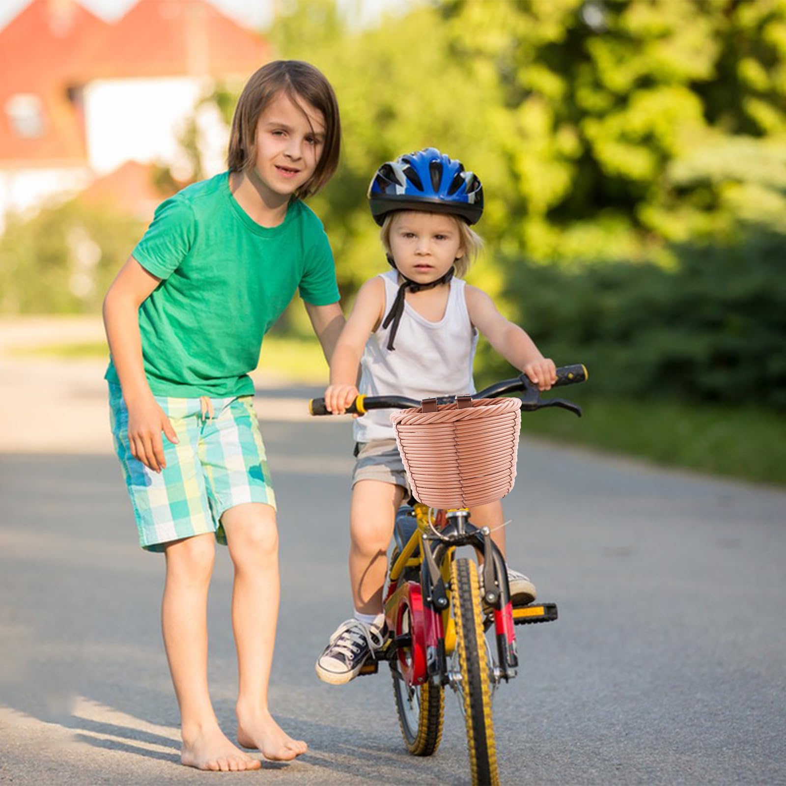 Cestino Anteriore Per Bicicletta Cestino Per Bici In Rattan Intrecciato
