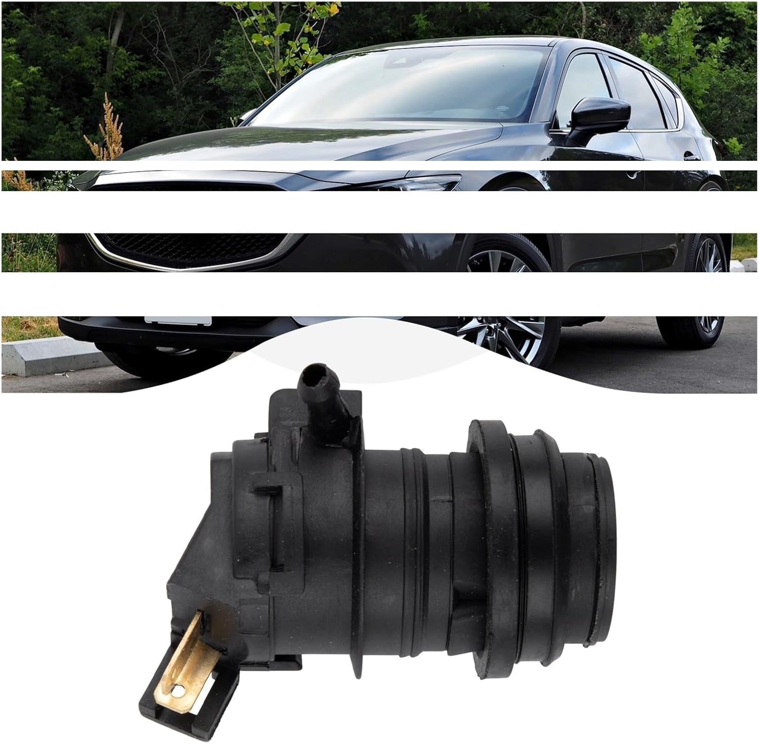 1 Pcs Car Windshield Washer Pump Fit for Civic 06-11 Ridgeline 06-14 76806SJCA01 Windcreen Replacement Kit