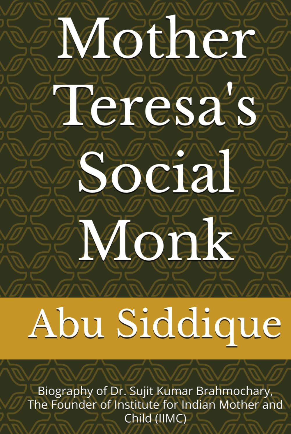 Mother Teresa's Social Monk: Biography of Dr. Sujit Kumar Brahmochary, The Founder of Institute for Indian Mother and Child (IIMC)